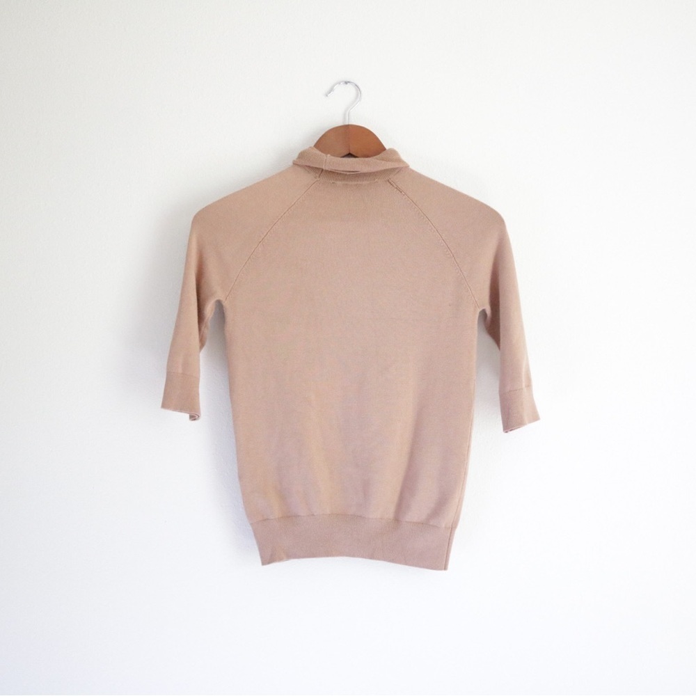 Zara Brown 3/4 Sleeve Lightweight Soft Top